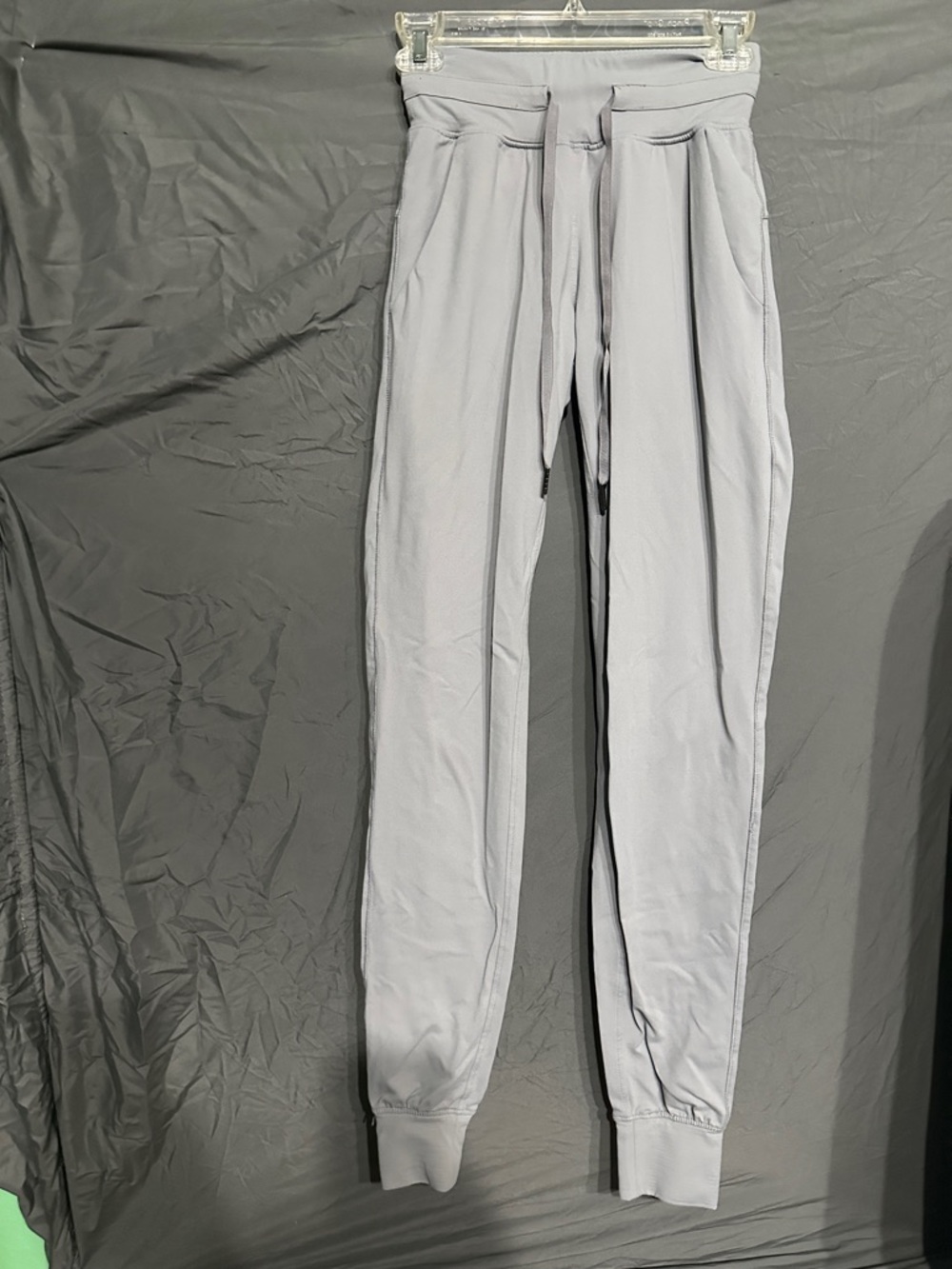 Women's Light Gray Drawstring Jogger Pants